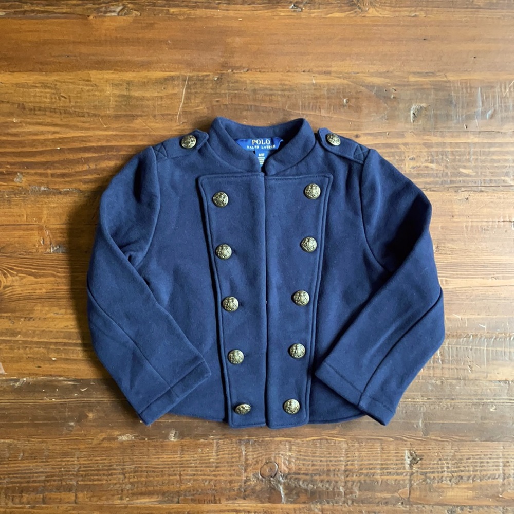 Size 3 POLO Ralph Lauren military style Cotton Coat/Jacket